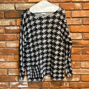 J Jill sweater houndstooth